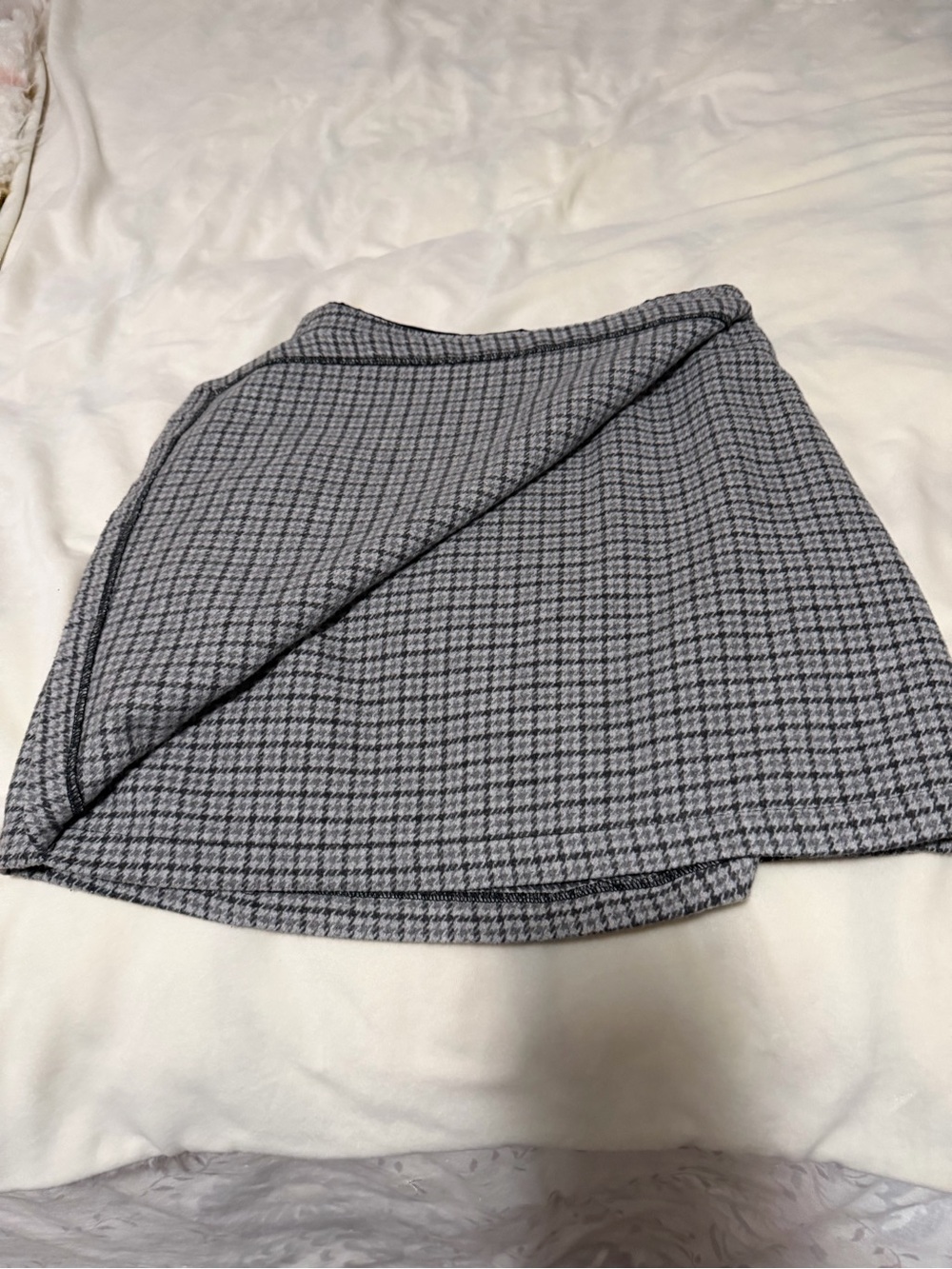 Abercrombie & Fitch Gray Wool Blend Lined Mini Skirt XS - Picture 4 of 9